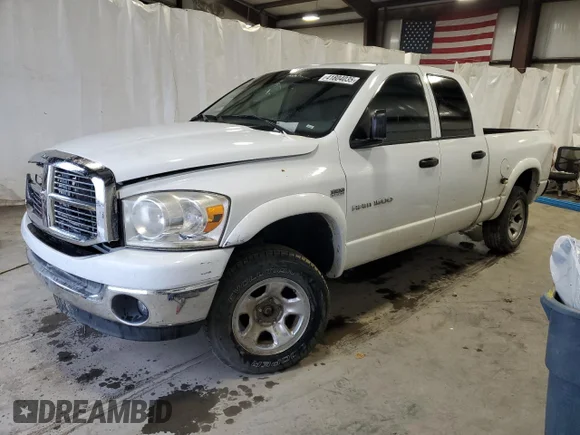 ✅ 2007 Dodge 1500 SLT • VIN: 1D7HU182X7S203078 • Лот: 41804035. Опубліковано раніше на Copart з пробігом Не вказано. Безкоштовний доступ до архіву аукціонних продажів зі США та докладний звіт про історію автомобіля на DreamBid. Зображення 1.