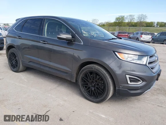 ✅ 2017 Ford Edge Titanium • VIN: 2FMPK4K81HBB64706 • Lot: 45067543. Listed on IAAI with 179,551 mi. Free auction sales archive from the USA and detailed vehicle history report at DreamBid. Image 1.