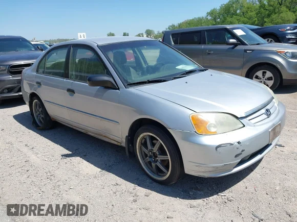 ✅ 2001 Honda Civic LX • VIN: 1HGES15591L062444 • Лот: 44927659. Опубликован ранее на IAAI с пробегом 271 442 миль. Бесплатный доступ к архиву аукционных продаж из США и подробный отчёт об истории автомобиля на DreamBid. Изображение 1.