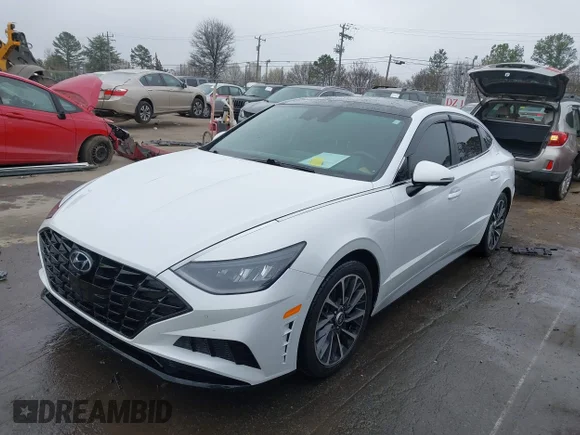 ✅ 2021 Hyundai Sonata Limited • VIN: 5NPEH4J29MH125965 • Lot: 44507214. Wystawiony na IAAI z przebiegiem 50 370 mil. Bezpłatny archiwum sprzedaży aukcyjnych z USA i szczegółowy raport historii pojazdu na DreamBid. Zdjęcie 2.
