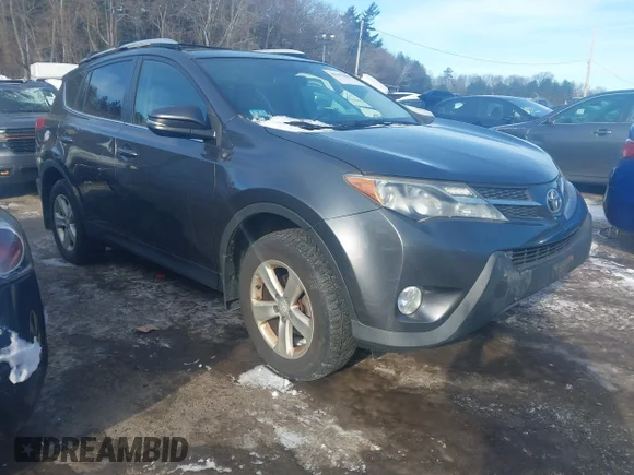 ✅ 2013 Toyota RAV4 XLE • VIN: JTMRFREV7DD038127 • Лот: 44295403. Опубліковано раніше на IAAI з пробігом 218 754 миль. Безкоштовний доступ до архіву аукціонних продажів зі США та докладний звіт про історію автомобіля на DreamBid. Зображення 1.