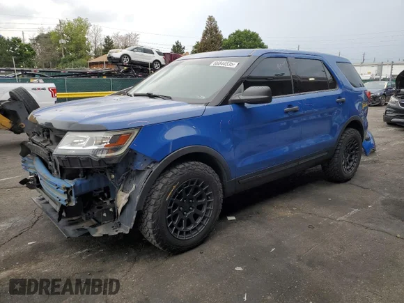 ✅ 2016 Ford Police Interceptor Utility • VIN: 1FM5K8AT7GGD06312 • Lot: 66844535. Listed on Copart with 129,516 mi. Free auction sales archive from the USA and detailed vehicle history report at DreamBid. Image 1.