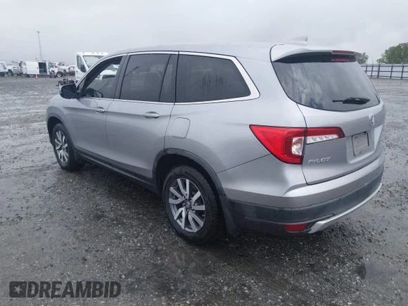 ✅ 2019 Honda Pilot EX-L • VIN: 5FNYF5H59KB010688 • Lot: 45158872. Listed on IAAI with 91,299 mi. Free auction sales archive from the USA and detailed vehicle history report at DreamBid. Image 3.