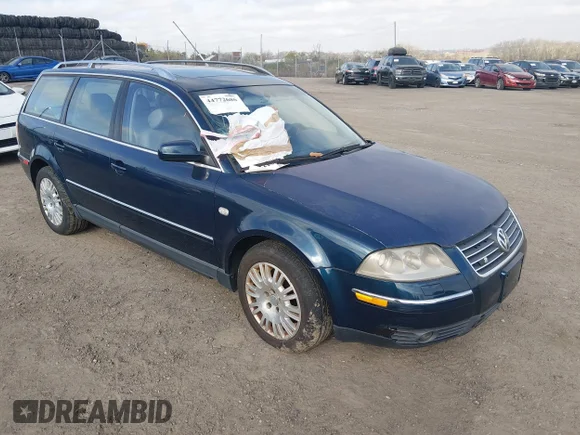 ✅ 2004 Volkswagen Passat • VIN: WVWZK63B14E085800 • Лот: 44772686. Опубліковано раніше на IAAI з пробігом 99 219 миль. Безкоштовний доступ до архіву аукціонних продажів зі США та докладний звіт про історію автомобіля на DreamBid. Зображення 1.