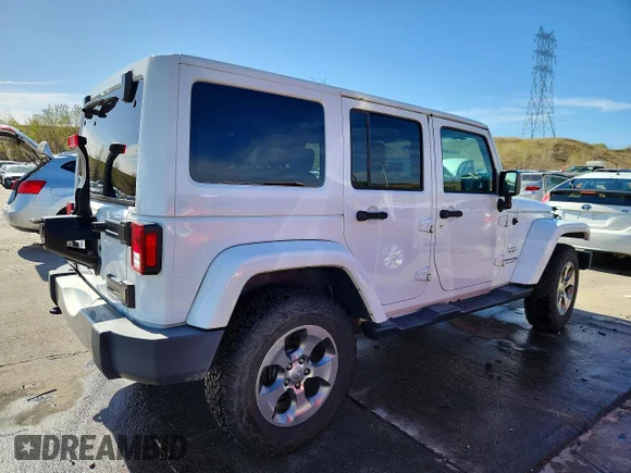 ✅ 2018 Jeep Wrangler Unlimited Sahara • VIN: 1C4HJWEG3JL911870 • Lot: 50098956. Wystawiony na Copart z przebiegiem 92 291 mil. Bezpłatny archiwum sprzedaży aukcyjnych z USA i szczegółowy raport historii pojazdu na DreamBid. Zdjęcie 3.