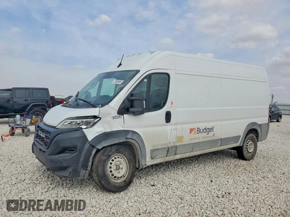 ✅ 2025 Ram ProMaster Cargo Tradesman • VIN: 3C6LRVDG4SE566106 • Лот: 56378246. Опубліковано раніше на Copart з пробігом 6 180 миль. Безкоштовний доступ до архіву аукціонних продажів зі США та докладний звіт про історію автомобіля на DreamBid. Зображення 1.