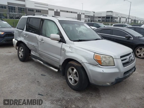 ✅ 2006 Honda Pilot EX-L • VIN: 5FNYF28686B046398 • Lot: 44981324. Listed on IAAI with 239,249 mi. Free auction sales archive from the USA and detailed vehicle history report at DreamBid. Image 1.