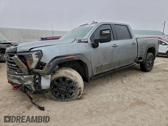 ✅ 2024 GMC Sierra 2500HD AT4 • VIN: 1GT49PEY2RF152550 • Lot: 99269305. Wystawiony na Copart z przebiegiem Nie podano. Bezpłatny archiwum sprzedaży aukcyjnych z USA i szczegółowy raport historii pojazdu na DreamBid. Zdjęcie 1.