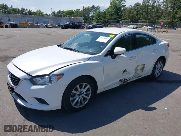 ✅ 2016 Mazda 6 i Sport • VIN: JM1GJ1U58G1482177 • Лот: 45258594. Опубликован ранее на IAAI с пробегом 59 866 миль. Бесплатный доступ к архиву аукционных продаж из США и подробный отчёт об истории автомобиля на DreamBid. Изображение 2.