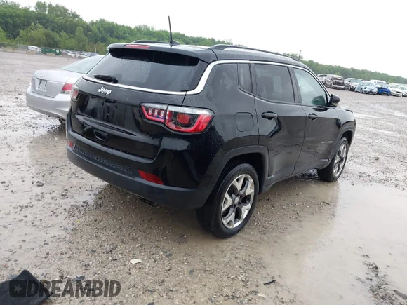 ✅ 2020 Jeep Compass Limited • VIN: 3C4NJDCB4LT205352 • Lot: 45149999. Listed on IAAI with 68,964 mi. Free auction sales archive from the USA and detailed vehicle history report at DreamBid. Image 4.