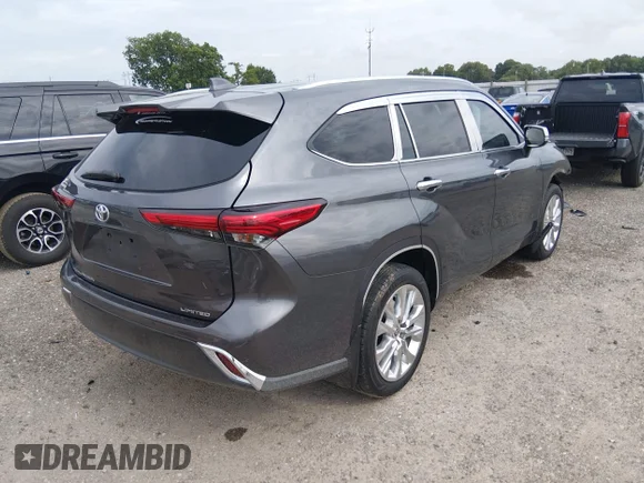 ✅ 2020 Toyota Highlander Limited • VIN: 5TDYZRAHXLS003975 • Lot: 45308346. Listed on IAAI with 86,364 mi. Free auction sales archive from the USA and detailed vehicle history report at DreamBid. Image 4.