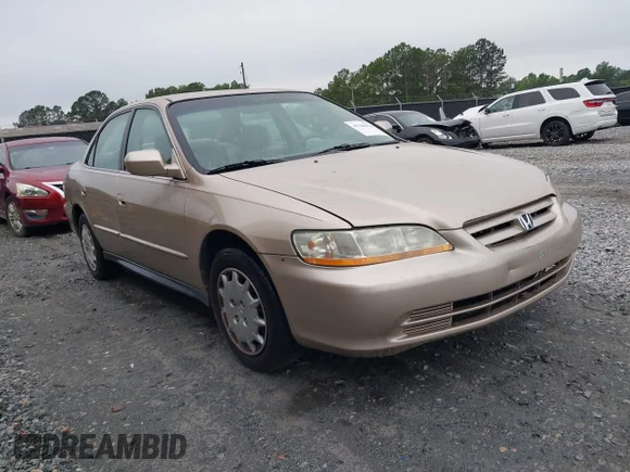✅ 2002 Honda Accord LX • VIN: 1HGCG56472A101857 • Lot: 45268474. Listed on IAAI with 231,338 mi. Free auction sales archive from the USA and detailed vehicle history report at DreamBid. Image 1.