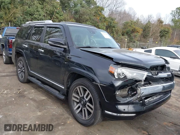 ✅ 2021 Toyota 4Runner Limited • VIN: JTEDU5JR3M5234167 • Lot: 43747785. Listed on IAAI with 92,371 mi. Free auction sales archive from the USA and detailed vehicle history report at DreamBid. Image 1.
