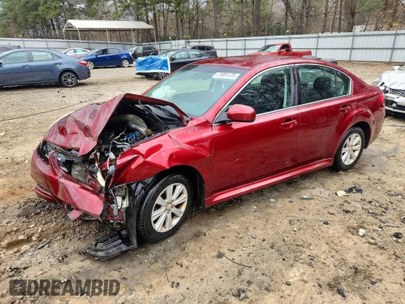 ✅ 2010 Subaru Legacy Premium • VIN: 4S3BMBB6XA3223530 • Lot: 77881475. Listed on Copart with 210,782 mi. Free auction sales archive from the USA and detailed vehicle history report at DreamBid. Image 1.