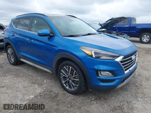 ✅ 2019 Hyundai Tucson SEL • VIN: KM8J33AL9KU051848 • Lot: 42647390. Listed on IAAI with 80,993 mi. Free auction sales archive from the USA and detailed vehicle history report at DreamBid. Image 1.