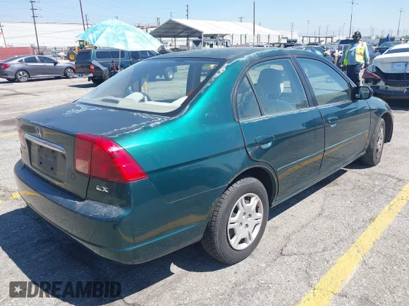 ✅ 2002 Honda Civic LX • VIN: 2HGES16542H543814 • Lot: 44682881. Wystawiony na IAAI z przebiegiem 184 803 mil. Bezpłatny archiwum sprzedaży aukcyjnych z USA i szczegółowy raport historii pojazdu na DreamBid. Zdjęcie 4.