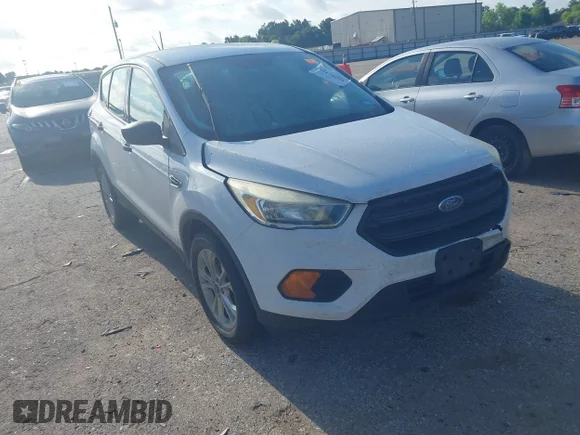 ✅ 2017 Ford Escape S • VIN: 1FMCU0F77HUE94587 • Lot: 45170058. Listed on IAAI with Not provided. Free auction sales archive from the USA and detailed vehicle history report at DreamBid. Image 1.
