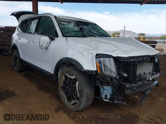 ✅ 2024 Kia Telluride EX • VIN: 5XYP34GC4RG520271 • Лот: 42363293. Опубликован ранее на IAAI с пробегом 26 901 миль. Бесплатный доступ к архиву аукционных продаж из США и подробный отчёт об истории автомобиля на DreamBid. Изображение 1.