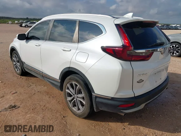 ✅ 2021 Honda CR-V Touring • VIN: 5J6RW2H95ML022238 • Lot: 43105163. Listed on IAAI with 45,314 mi. Free auction sales archive from the USA and detailed vehicle history report at DreamBid. Image 3.