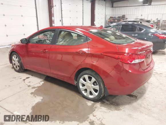 ✅ 2012 Hyundai Elantra GLS • VIN: KMHDH4AE9CU478292 • Lot: 44188311. Listed on IAAI with 47,587 mi. Free auction sales archive from the USA and detailed vehicle history report at DreamBid. Image 3.