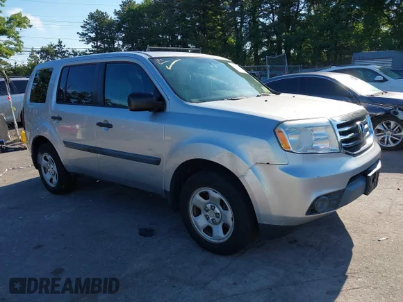 ✅ 2014 Honda Pilot LX • VIN: 5FNYF4H28EB043458 • Лот: 45400056. Опубліковано раніше на IAAI з пробігом 152 367 миль. Безкоштовний доступ до архіву аукціонних продажів зі США та докладний звіт про історію автомобіля на DreamBid. Зображення 1.