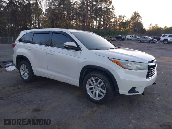 ✅ 2015 Toyota Highlander LE Plus • VIN: 5TDZKRFHXFS077189 • Lot: 44036616. Listed on IAAI with 155,603 mi. Free auction sales archive from the USA and detailed vehicle history report at DreamBid. Image 1.