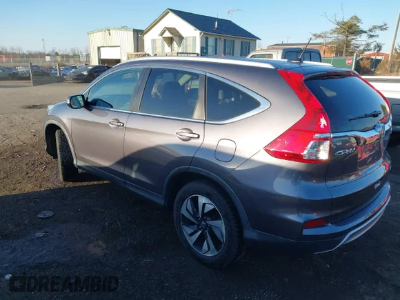 ✅ 2016 Honda CR-V Touring • VIN: 5J6RM4H91GL009637 • Lot: 44198680. Listed on IAAI with 139,576 mi. Free auction sales archive from the USA and detailed vehicle history report at DreamBid. Image 3.