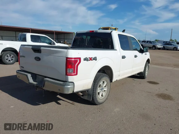 ✅ 2017 Ford F-150 XL • VIN: 1FTEW1E80HKE25663 • Lot: 43092782. Listed on IAAI with 132,977 mi. Free auction sales archive from the USA and detailed vehicle history report at DreamBid. Image 4.