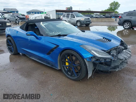 ✅ 2016 Chevrolet Corvette Z51 2LT • VIN: 1G1YJ3D74G5100603 • Lot: 42860850. Listed on IAAI with 106,486 mi. Free auction sales archive from the USA and detailed vehicle history report at DreamBid. Image 1.