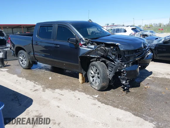 ✅ 2022 Chevrolet Silverado 1500 RST • VIN: 1GCUYEED7NZ137622 • Лот: 44782555. Опубліковано раніше на IAAI з пробігом 47 889 миль. Безкоштовний доступ до архіву аукціонних продажів зі США та докладний звіт про історію автомобіля на DreamBid. Зображення 1.