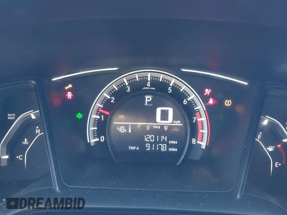 ✅ 2017 Honda Civic LX • VIN: 19XFC2F56HE043499 • Lot: 44084761. Listed on IAAI with 120,114 mi. Free auction sales archive from the USA and detailed vehicle history report at DreamBid. Image 7.