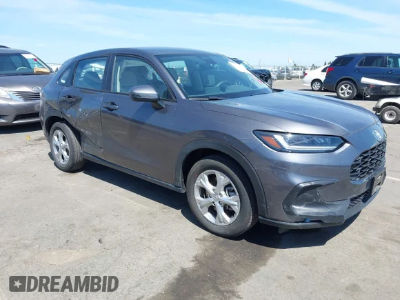 ✅ 2024 Honda HR-V LX • VIN: 3CZRZ1H33RM726439 • Lot: 45266871. Listed on IAAI with 14,383 mi. Free auction sales archive from the USA and detailed vehicle history report at DreamBid. Image 1.