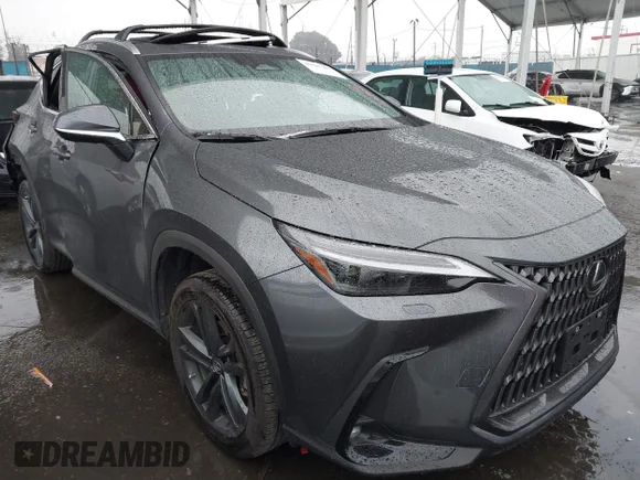✅ 2023 Lexus NX 450h+ Luxury • VIN: JTJHKCFZ8P2018035 • Лот: 41691265. Опубліковано раніше на IAAI з пробігом 13 246 миль. Безкоштовний доступ до архіву аукціонних продажів зі США та докладний звіт про історію автомобіля на DreamBid. Зображення 1.