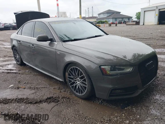 ✅ 2014 Audi A4 Premium Plus • VIN: WAUFFAFL9EN009075 • Lot: 45164717. Listed on IAAI with 191,344 mi. Free auction sales archive from the USA and detailed vehicle history report at DreamBid. Image 1.