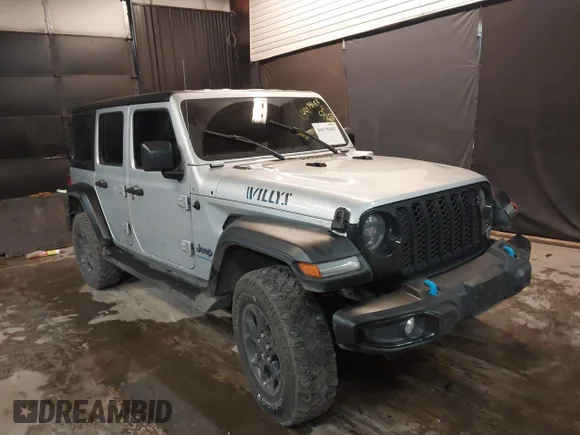 ✅ 2023 Jeep Wrangler • VIN: 1C4JJXN68PW693608 • Lot: 44178183. Listed on IAAI with 39,834 mi. Free auction sales archive from the USA and detailed vehicle history report at DreamBid. Image 1.