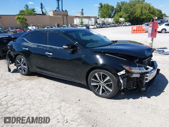 ✅ 2021 Nissan Maxima SV • VIN: 1N4AA6CV5MC509605 • Lot: 45079308. Listed on IAAI with 85,097 mi. Free auction sales archive from the USA and detailed vehicle history report at DreamBid. Image 1.