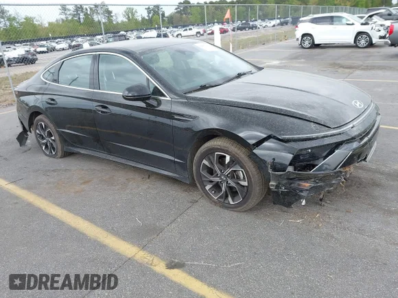 ✅ 2025 Hyundai Sonata SEL • VIN: KMHL64JA7SA428960 • Lot: 44665494. Listed on IAAI with 42,398 mi. Free auction sales archive from the USA and detailed vehicle history report at DreamBid. Image 1.
