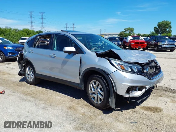 ✅ 2015 Honda CR-V EX • VIN: 5J6RM4H57FL111021 • Lot: 45423088. Listed on IAAI with 57,330 mi. Free auction sales archive from the USA and detailed vehicle history report at DreamBid. Image 1.