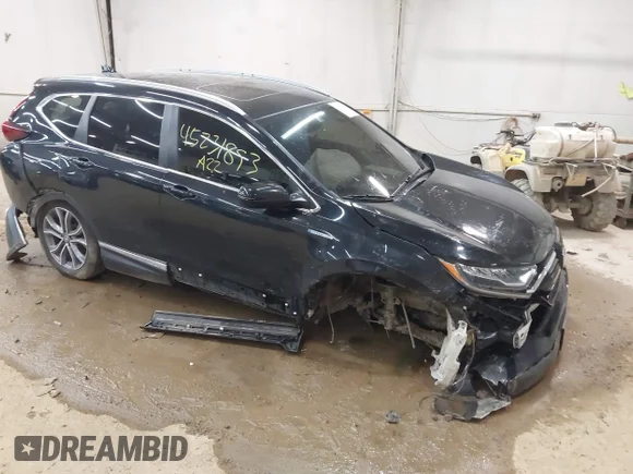 ✅ 2022 Honda CR-V Touring • VIN: 5J6RT6H9XNL051591 • Лот: 45231893. Опубликован ранее на IAAI с пробегом 50 203 миль. Бесплатный доступ к архиву аукционных продаж из США и подробный отчёт об истории автомобиля на DreamBid. Изображение 1.