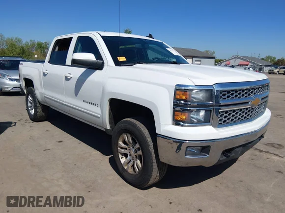 ✅ 2015 Chevrolet Silverado 1500 LT • VIN: 3GCUKREC6FG469407 • Lot: 45033941. Listed on IAAI with 193,392 mi. Free auction sales archive from the USA and detailed vehicle history report at DreamBid. Image 1.