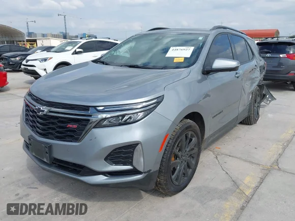 ✅ 2023 Chevrolet Equinox RS • VIN: 3GNAXWEG1PS163274 • Лот: 44876927. Опубліковано раніше на IAAI з пробігом 69 713 миль. Безкоштовний доступ до архіву аукціонних продажів зі США та докладний звіт про історію автомобіля на DreamBid. Зображення 2.