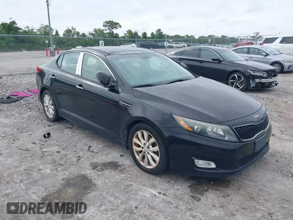 ✅ 2014 Kia Optima EX • VIN: 5XXGN4A71EG345708 • Lot: 45293100. Wystawiony na IAAI z przebiegiem 127 538 mil. Bezpłatny archiwum sprzedaży aukcyjnych z USA i szczegółowy raport historii pojazdu na DreamBid. Zdjęcie 1.