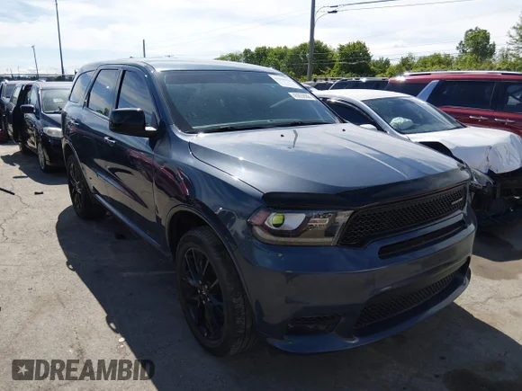 ✅ 2019 Dodge Durango GT Plus • VIN: 1C4RDJDG8KC664587 • Lot: 45368422. Listed on IAAI with 96,338 mi. Free auction sales archive from the USA and detailed vehicle history report at DreamBid. Image 1.