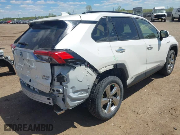 ✅ 2019 Toyota RAV4 Hybrid Limited • VIN: JTMDWRFV7KD027490 • Lot: 45118998. Wystawiony na IAAI z przebiegiem 125 202 mil. Bezpłatny archiwum sprzedaży aukcyjnych z USA i szczegółowy raport historii pojazdu na DreamBid. Zdjęcie 4.