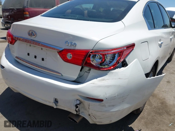 ✅ 2017 Infiniti Q50 Premium • VIN: JN1CV7AP4HM641310 • Lot: 42643320. Listed on IAAI with 96,931 mi. Free auction sales archive from the USA and detailed vehicle history report at DreamBid. Image 6.