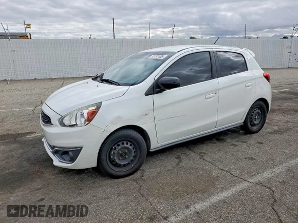 ✅ 2017 Mitsubishi Mirage ES • VIN: ML32A3HJ0HH004019 • Лот: 55191406. Опубліковано раніше на Copart з пробігом 105 079 миль. Безкоштовний доступ до архіву аукціонних продажів зі США та докладний звіт про історію автомобіля на DreamBid. Зображення 1.