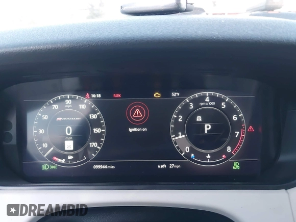 ✅ 2018 Land Rover Range Rover Velar R-Dynamic HSE • VIN: SALYM2RV5JA752217 • Lot: 43722368. Wystawiony na IAAI z przebiegiem 99 944 mil. Bezpłatny archiwum sprzedaży aukcyjnych z USA i szczegółowy raport historii pojazdu na DreamBid. Zdjęcie 7.