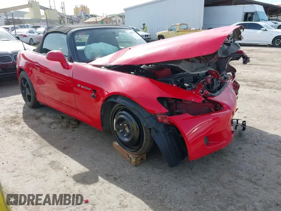 ✅ 2000 Honda S2000 • VIN: JHMAP1143YT000526 • Lot: 41582510. Wystawiony na IAAI z przebiegiem 114 783 mil. Bezpłatny archiwum sprzedaży aukcyjnych z USA i szczegółowy raport historii pojazdu na DreamBid. Zdjęcie 1.