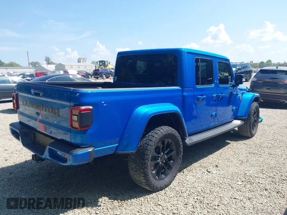 ✅ 2023 Jeep Gladiator Overland • VIN: 1C6HJTFG5PL568525 • Лот: 42970616. Опубликован ранее на IAAI с пробегом 17 027 миль. Бесплатный доступ к архиву аукционных продаж из США и подробный отчёт об истории автомобиля на DreamBid. Изображение 4.