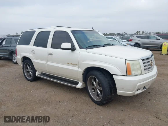 ✅ 2002 Cadillac Escalade • VIN: 1GYEC63T52R266810 • Лот: 45277425. Опубликован ранее на IAAI с пробегом 195 781 миль. Бесплатный доступ к архиву аукционных продаж из США и подробный отчёт об истории автомобиля на DreamBid. Изображение 1.